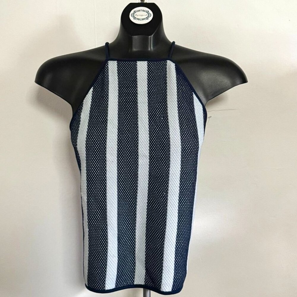 NWT Club Monaco Striped Knit Tank Sz XS